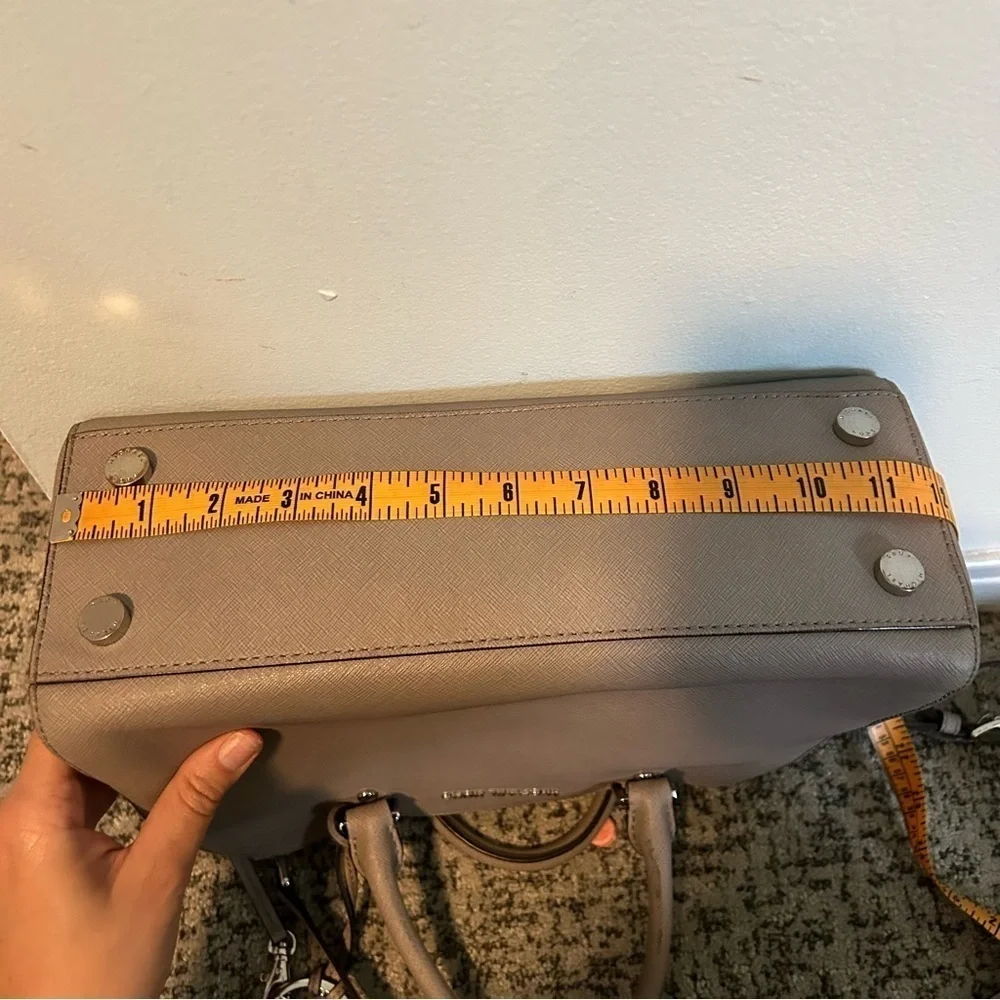 Micheal Kors Gray Selma Crossbody Handbag